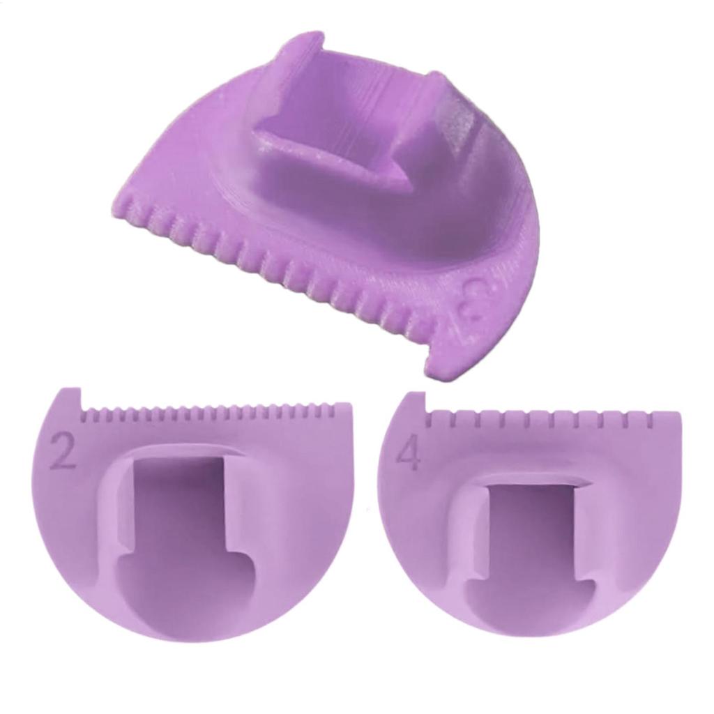 3Pcs Easy Sewing Guide for Beginners Seniors Plastic Hand Sewing Tool with 4mm 3mm 2mm Spacing for DIY Crafting Thumb Guide