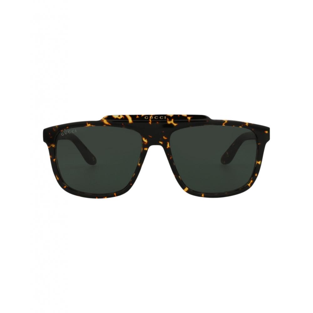 

Gucci Aviator Frame Acetate Sunglasses Havana Havana Green One Size