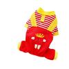 Pet Four-legged Coat, Dog Clothes, Cat Autumn and Winter with Fleece, Dog Hoodie, Medium-sized Dog, Corfather, Can Be Towed