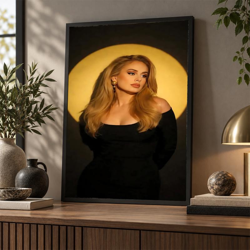 Adele Diamond Painting Kit 5D Full Drill DIY Diamond Mosaic Wall Art Home Decor