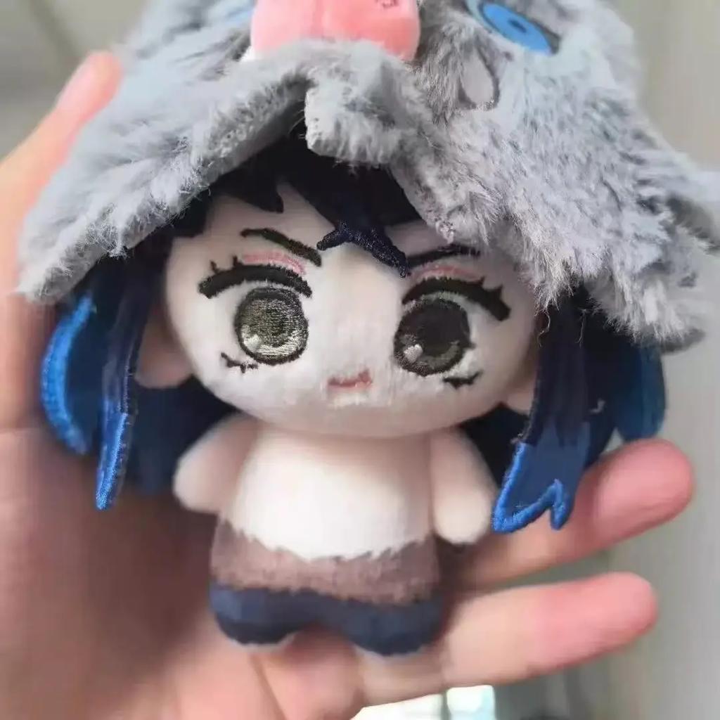 10cm Kawaii Inosuke Plush Toy With Hat High Quality Figure Game Anime Cosplay Stuffed Doll Birthday Gifts Fans