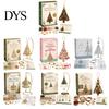 Juegos de Decoraciones Colgantes Navideñas Kit de Adorno de Cuentas para Árbol de Navidad DIY, Juego de Manualidades con Cuentas 3D, Regalos de Manualidades para Aficionados Hecho Fácil para Principiantes con