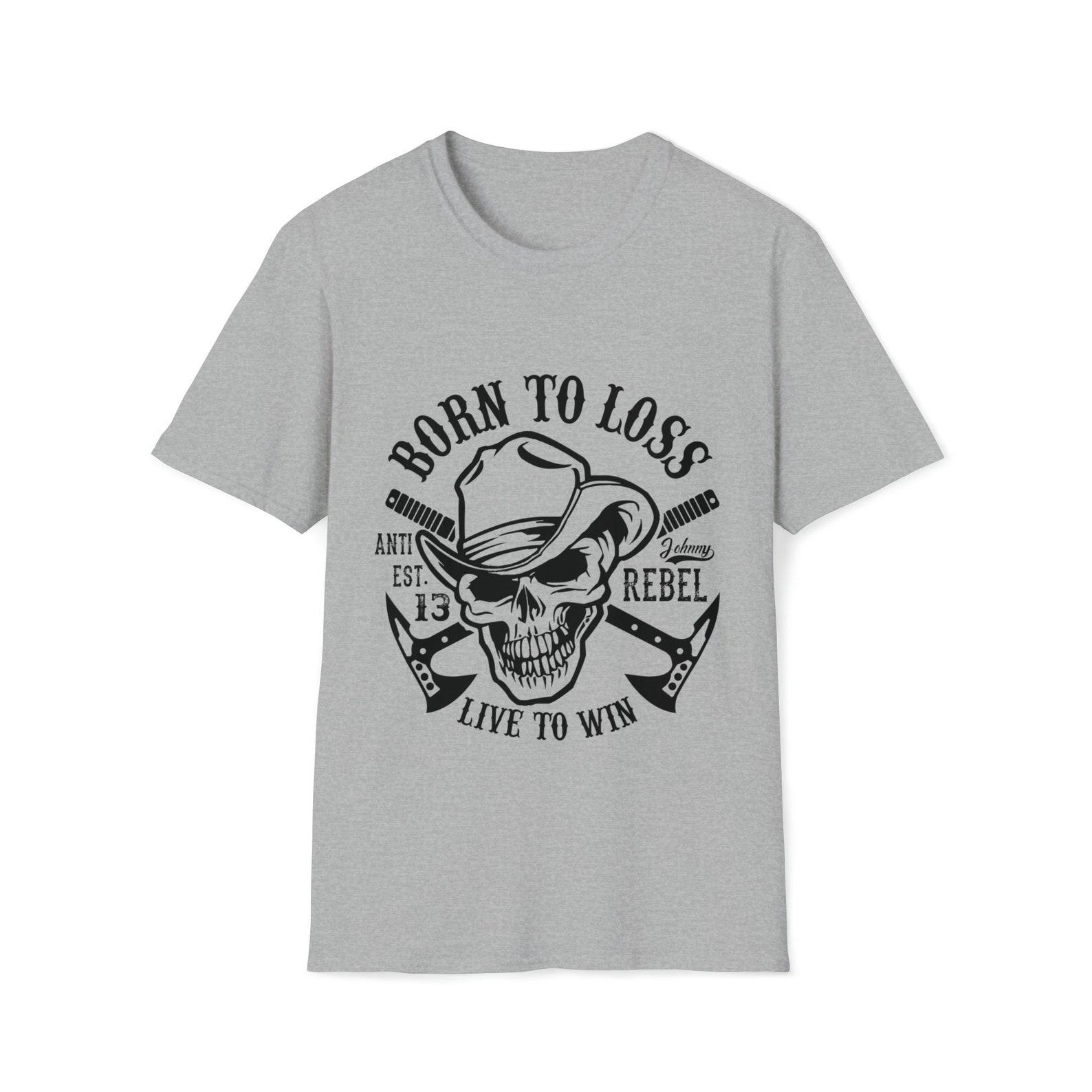 Born to loss skull biker T-Shirt 3XL