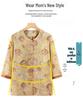 Stylish Chinese-Inspired Summer Top for Elderly Women – Loose Fit, Three-Quarter Sleeves