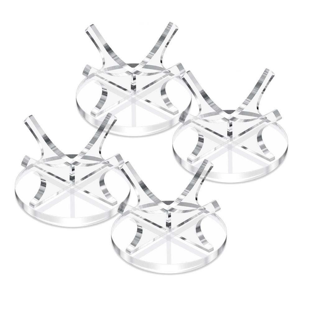 Acrylic Sport Ball Display Rack Clear Baseball Display Stand Memorabilia Autograph Baseball Holder for Golf Softball Tennis Ball