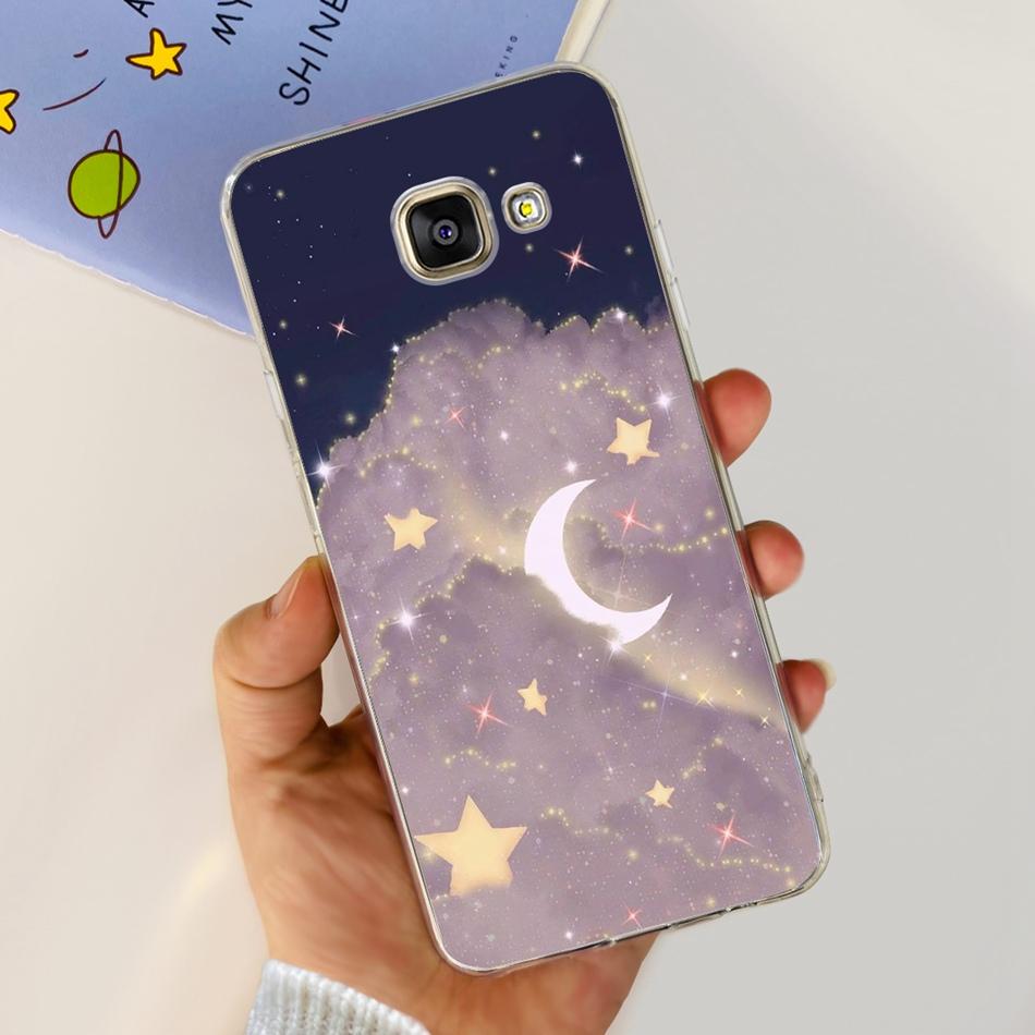 Pour Samsung Galaxy A5 2016 Coque Samsung A5 2017 2015 A500F A520F SM-A510F Impression Élégante Silicone Souple TPU Coque Arrière de Téléphone