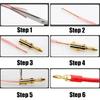 Banana Plug 4mm Alloy gilding Banana Plugs for Speaker Cable Wire Banana Connector Adapter 2/4/8pcs Speaker Banana Plug Adapter