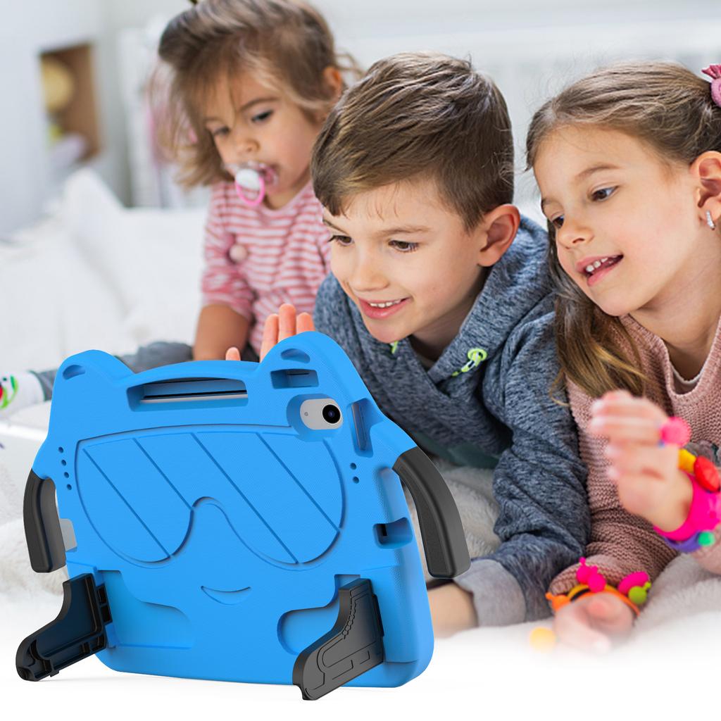 For iPad Air 11 (2025)/(2024) Case EVA+PC Protective Kickstand Tablet Cover Child-Friendly