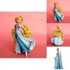 Wykwintna Pcv Księżniczka Frozen Elsa Anna Królewna Śnieżka Długie Włosy Lalka Księżniczki Dekoracja Domu