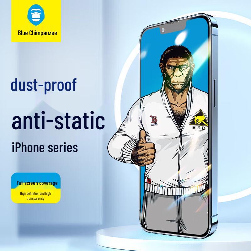 BLUEO Tempered Glass Screen Protector for Apple iPhone