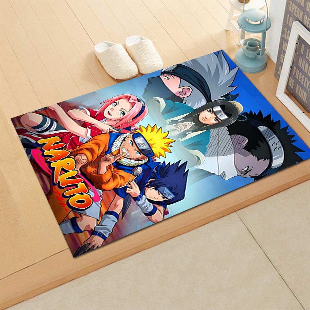 Naruto Team Seven Adventure rug for living rooms, bedrooms, home décor, and as gifts.