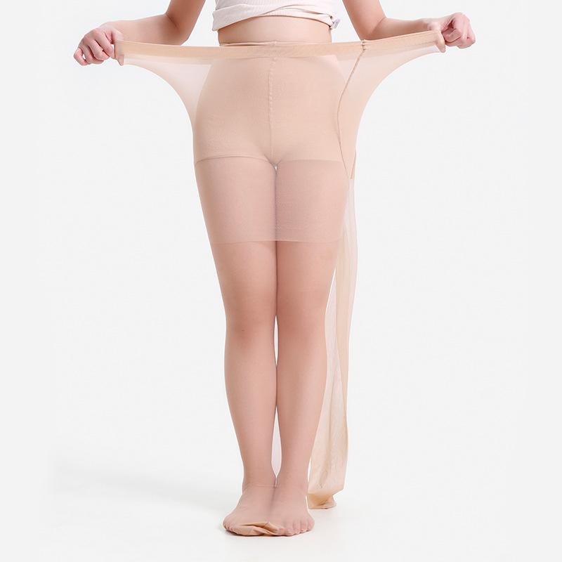 Plus Size 4Xl Women'S Pantyhose Seamless Tights With Non-Slip Waist One-Line Crotch Stockings 150Kg Body Russia Women'S Clothing