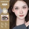FUNSACHY 1 Pair Colored Contact Lenses Natural Big Black Eyes Blue Green Soft Contact Lenses for Women Brown Gray Contact Lenses