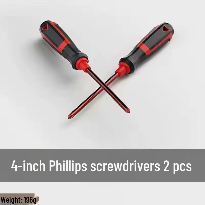 S2 Alloy Steel Phillips Screwdriver Set - Super Hard Industrial Grade Household Tool