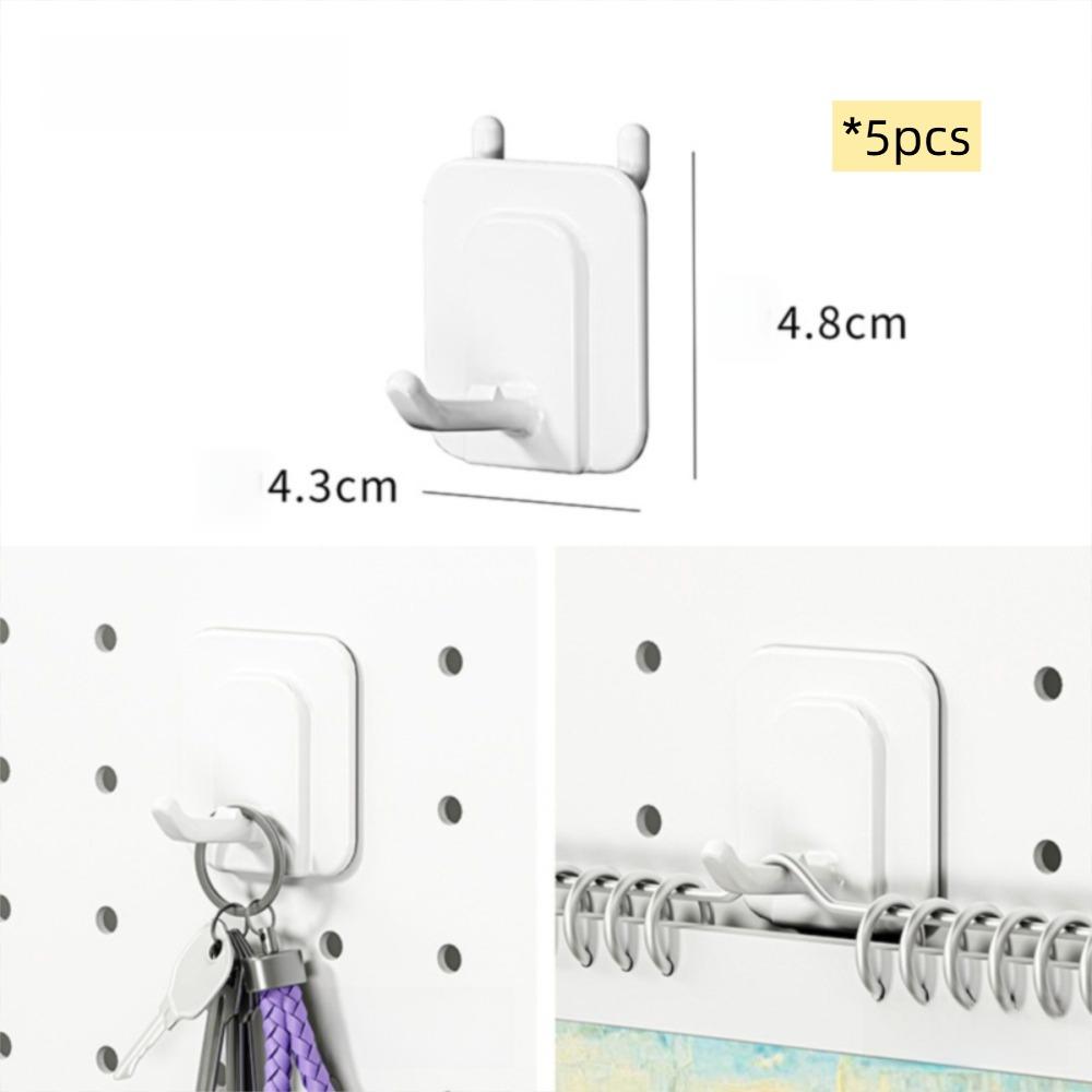 

New Pegboard Wall Cabinet Organizer Storage Box Plastic Kitchen Cabinet Perforation-Free Door Storage Board Refrigerator