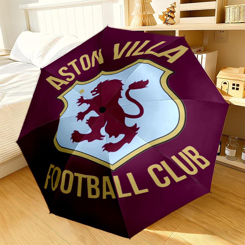 Football Club Emblem lion Umbrella 8-Frame for Travel, camping, Casual Lightweight Portable Umbrella, Essential for every family Holidays Gift
