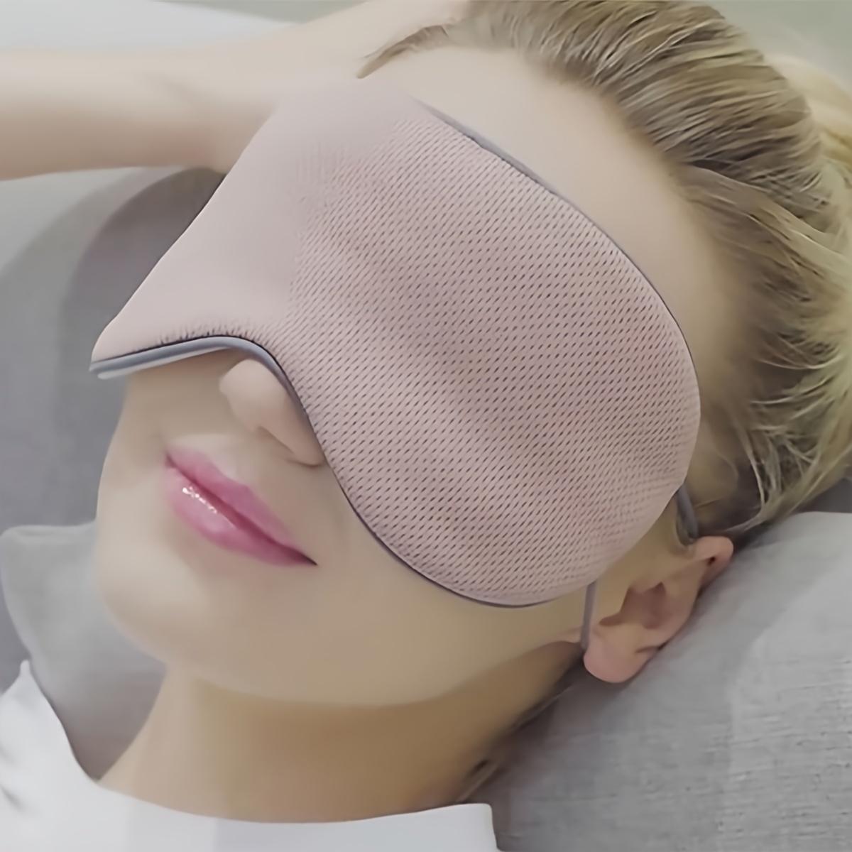 Special Sleep Eye Mask, Double-Sided Cotton Light-Blocking Sleep Eye Mask for Men and Women, Cold and Hot Compress Light-Blocking Eye Mask розовый