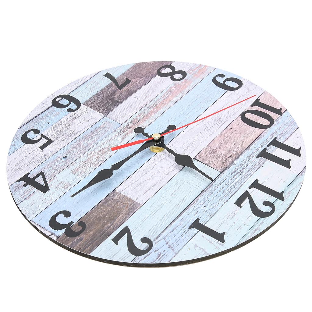 Wall Clock Industrial Style Round Silent Clock Home Decoration Commercial Retro Decorative Wall