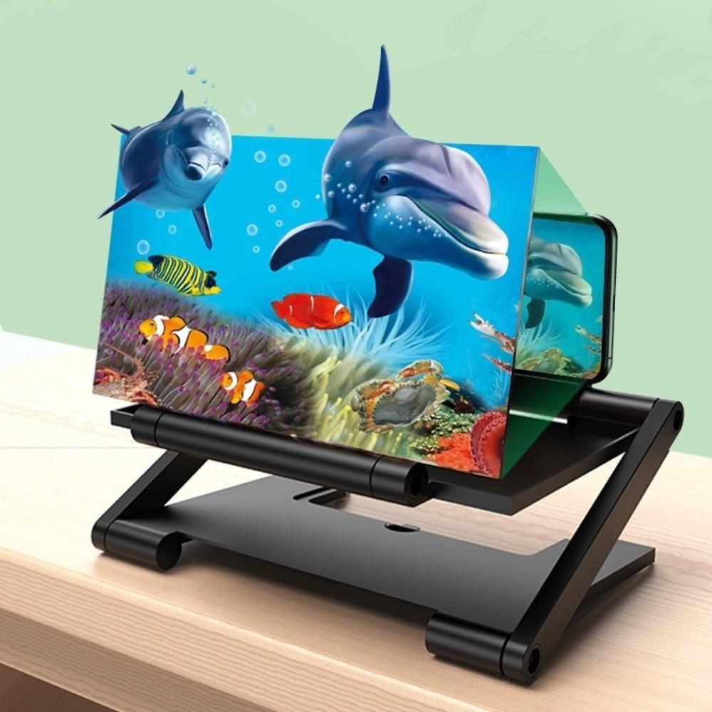 Folding Cell Phone Screen Amplifier Enlarged Screen Screen Enlarge Magnifier Phone Holder