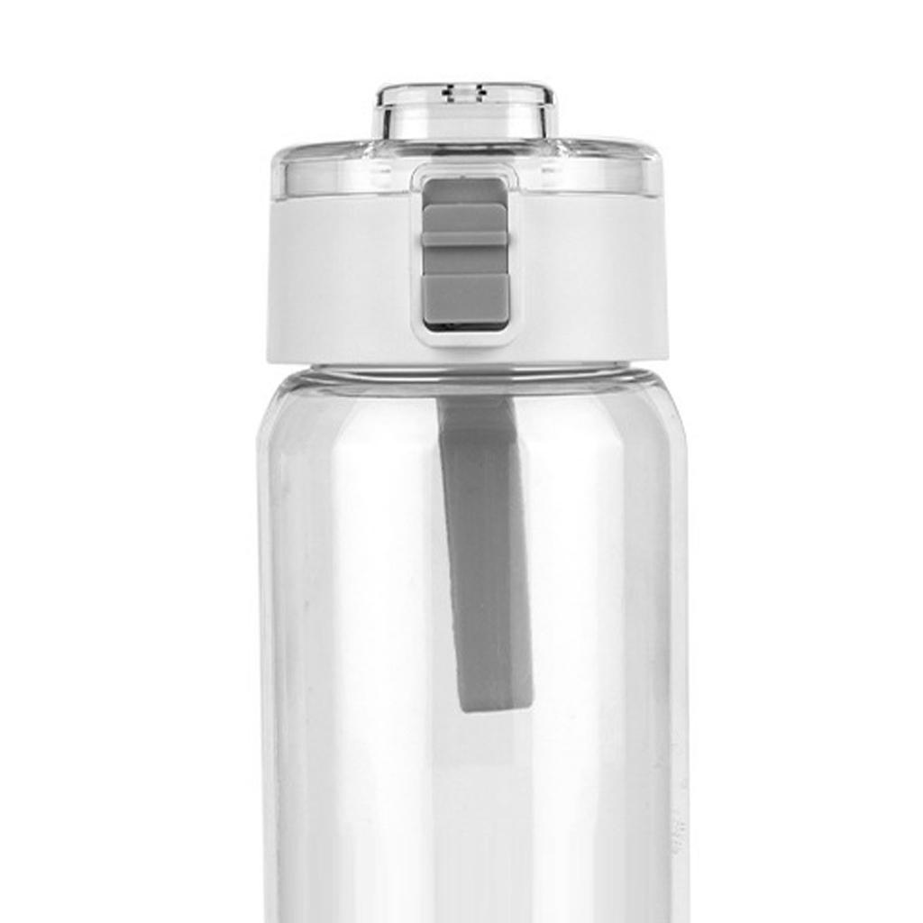 Transparent Water Bottle 550ml Large Capacity Portable Sports Water Drinking Bottle for Students Office