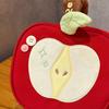 New Cute Red Apple Cosmetic Bag Creative Appearance Large Capacity Handheld Storage Pouch Stationery Organizer Gift Makeup Bags