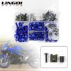 LINGQI RACING CNC Full Fairing Bolt Kit Fastener Clips Bodywork Screws For Tenere 1200 700 T700S MT07 MT 07 TMAX 500 Tech Max