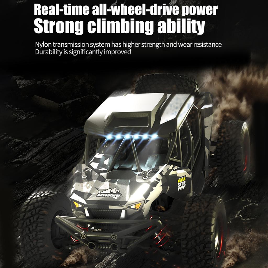 Ferngesteuertes Auto, 2,4 G 1:16 ferngesteuertes Hochgeschwindigkeitsauto mit Allradantrieb und 38 km/h im Gelände