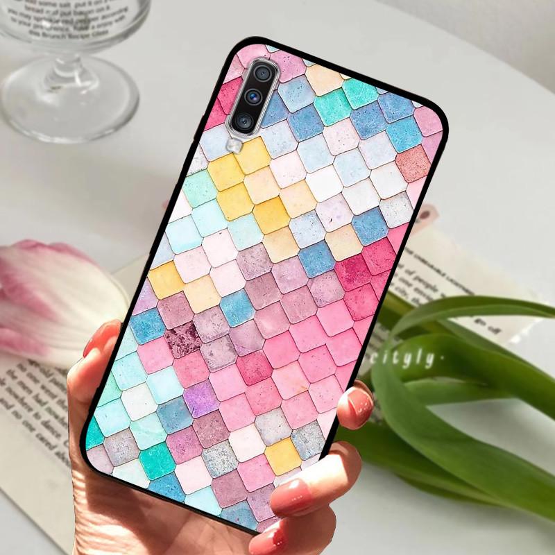 For Samsung Galaxy A70 Case Cool Animal Cover Soft Silicone Shockproof Phone Case For Samsung A70 A 70 A705F Coque Bumper Fundas