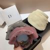 Jiao * Tongyun Yarn Empty Top Hat Headband Is A Sunshade And Sunscreen Cap Japanese Hand-Sewn Pearl Age-Reducing Cap