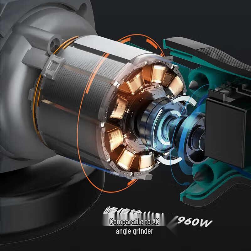DAYI 40V Cordless Brushless Angle Grinder CN Plug (adapter Included)