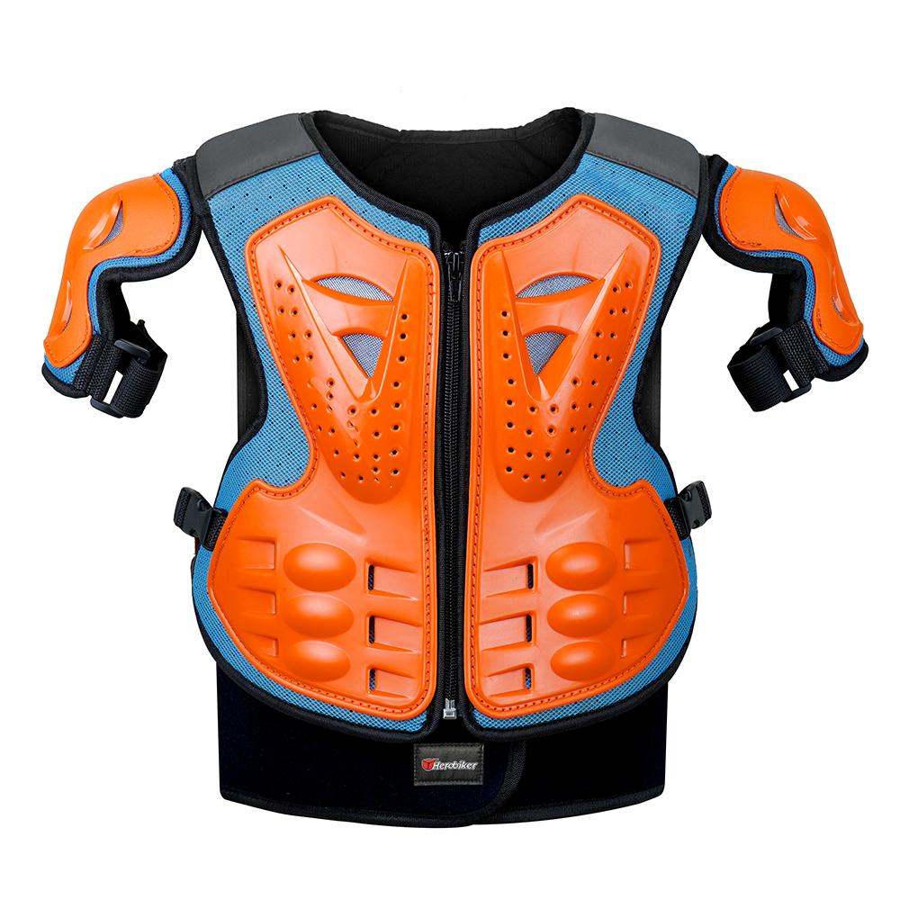 Dětská Motorkářská Ochranná Vesta Ochrana Motokros Body Armor Bunda Ochranné Chrániče Jízda Nákoleníky Moto Plná Ochrana Děti
