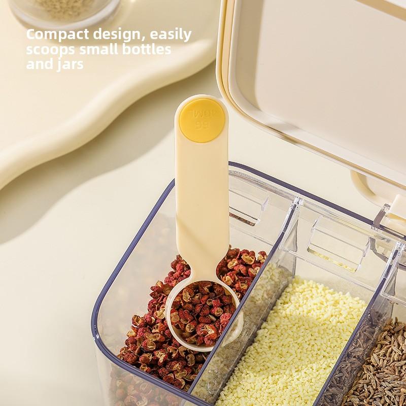 Well-prepared Helper Multi-functional Measuring Spoon Food-grade Plastic Salt Spoon Sugar Spoon Baking Seasoning Quantitative Spoon Weighing Spoon