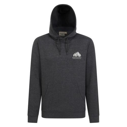 Pertemba Fr - Apparel Men's Charcoal Mountain Warehouse Adventure Mountain Drawstring Hoodie Size 1