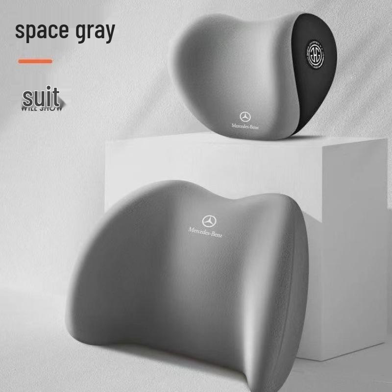 Mercedes-Benz Memory-Schaum Kopfstützen- und Lendenwirbelstützkissen-Set
