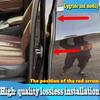 Suitable for BMW 3/5/7 Series old models X5 F15 X6 X16 F02 E90 F18 rear door front sealing strip E66 door B-pillar sealing strip
