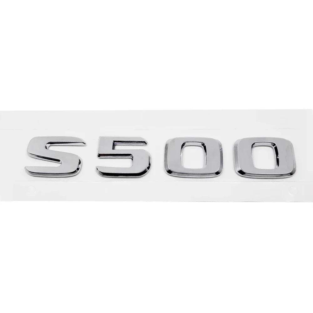 

ABS S500 S500L S600 S600L Trunk Rear Logo Badge Emblem Sticker For Mercedes Benz S Class W126 W140 W220 W221 W222 C217