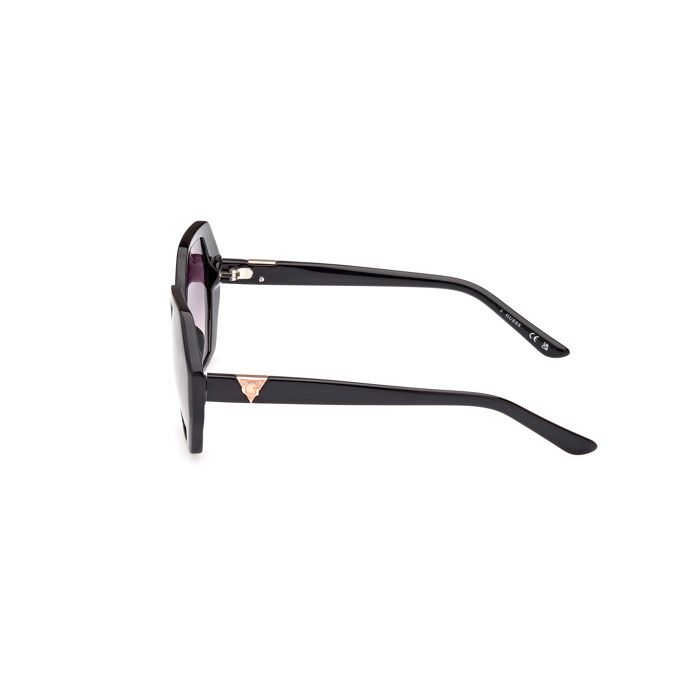 Lunettes de Soleil Guess GU7879 54/17/140 SHINY BLACK/SMOKE SHADED injecté femme GU7879