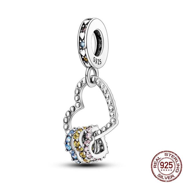 925 Sterling Silver Magic Color Chameleon Luminous Series Beads Suitable Fit Bracelet Charm Ms Jewelry Gift 