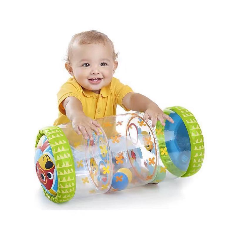 

Inflatable Baby Crawling Roller with Bells - PVC Early Education Toy