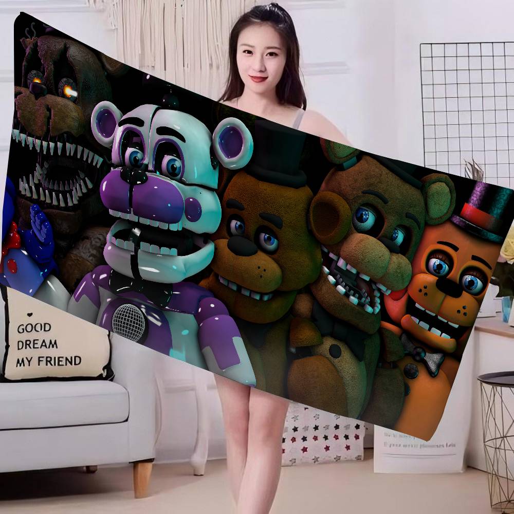 F-Fnaf Five-nights-At-Freddys Shower Curtain - Water-Repellent And Leak-Resistant, Mold And Mildew Resistant For