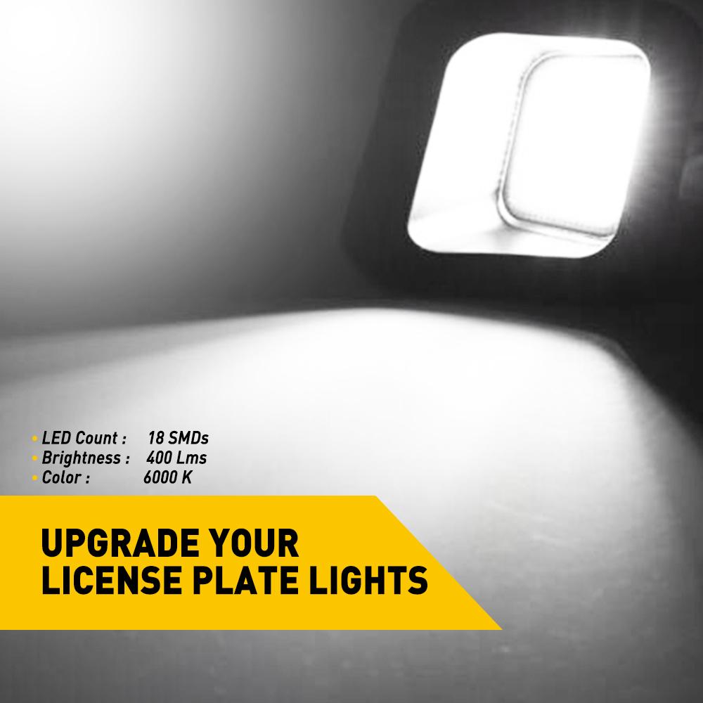 2X LED License Number Plate Light Bulb CANBUS No Error for Dodge RAM 1500 2500 3500 2018 2017 2016 2015 2014 2013 2012 2011 2010