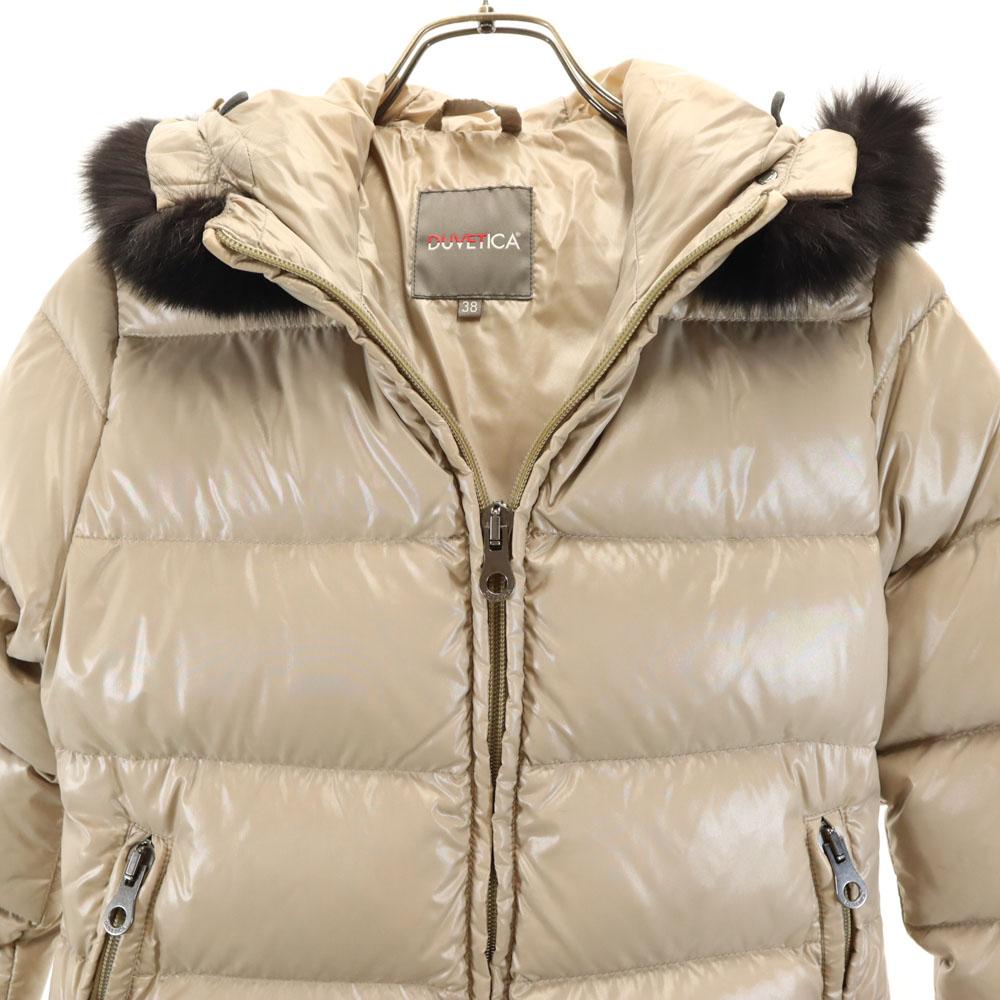DUVETICA Made In Bulgaria Adara Down Jacket 38 Beige Adhara Women Used