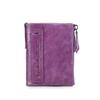 CONTACT'S Echtes Leder Vintage Geldbörse Herren Kurzes Münzfach RFID Kartenhalter Unisex Kleine Geldbörsen Hohe Qualität Designer Geschenk für Freund oder Familie