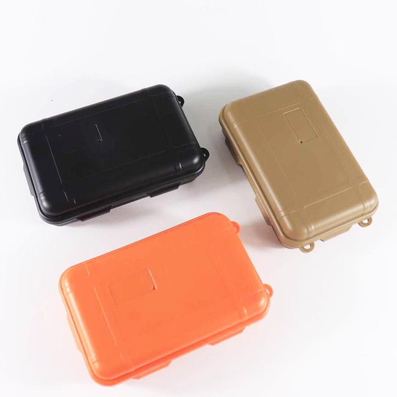 1Pcs Waterproof Sealed Survival Box, Outdoor Plastic Storage Container for Camping Travel, Emergency Kit Box