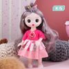 17cm 8 Min 13 Joint Cute Cute Baby Princess Dress Doll