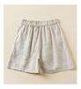 Plus Size Retro Solid Color Cotton Wide Leg Capris - Casual Linen Shorts for Women