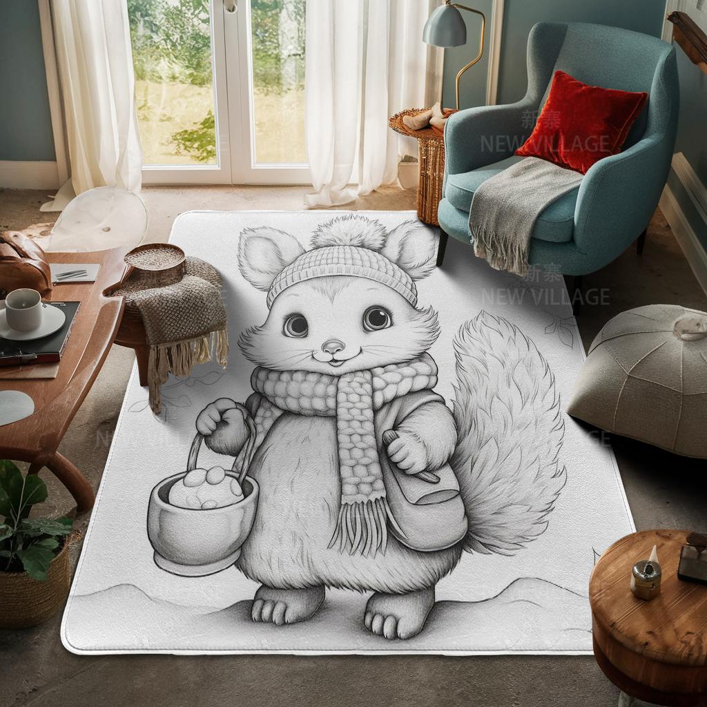 Koberec ke vchodu do domu Rohožka ke dveřím do domu Obývací pokoj Vana Koupelna Protiskluzové koberce s absorpcí vody vana Veselé Vánoce zima