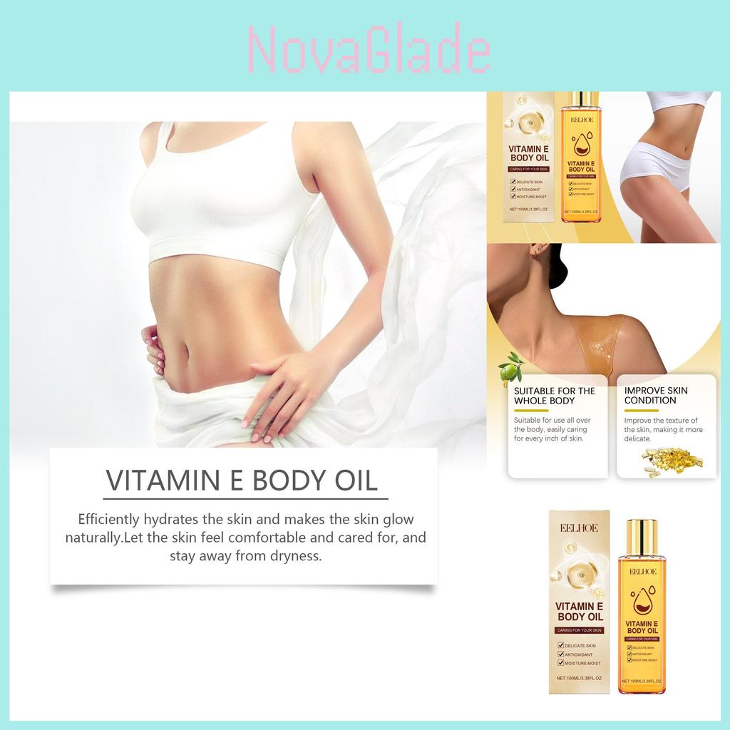 Eelhoe Vitamin E Body Oil For Deep Hydration And Nourishing Skin Softness