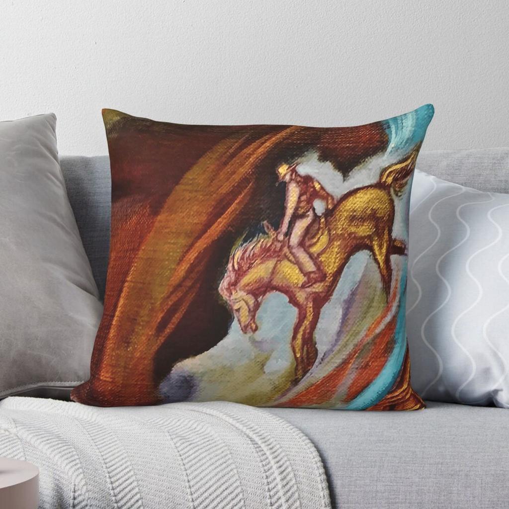 The Man From Snowy River Square Pillowcase Polyester Linen Velvet Printed Zip Decor Bed Wholesale