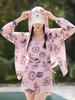 Korean Style Women's 2026 Slimming Three-Piece Swimsuit Set for Small Bust